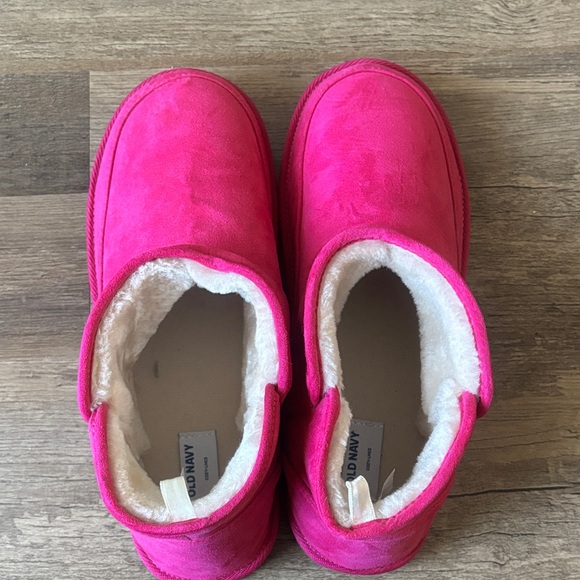 Old Navy Shoes - Old Navy Pink Ankle Boots
